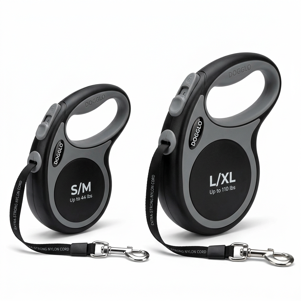 Automatic Retractable Dog Leash - Dual Size Options with Brake & Lock Safety System